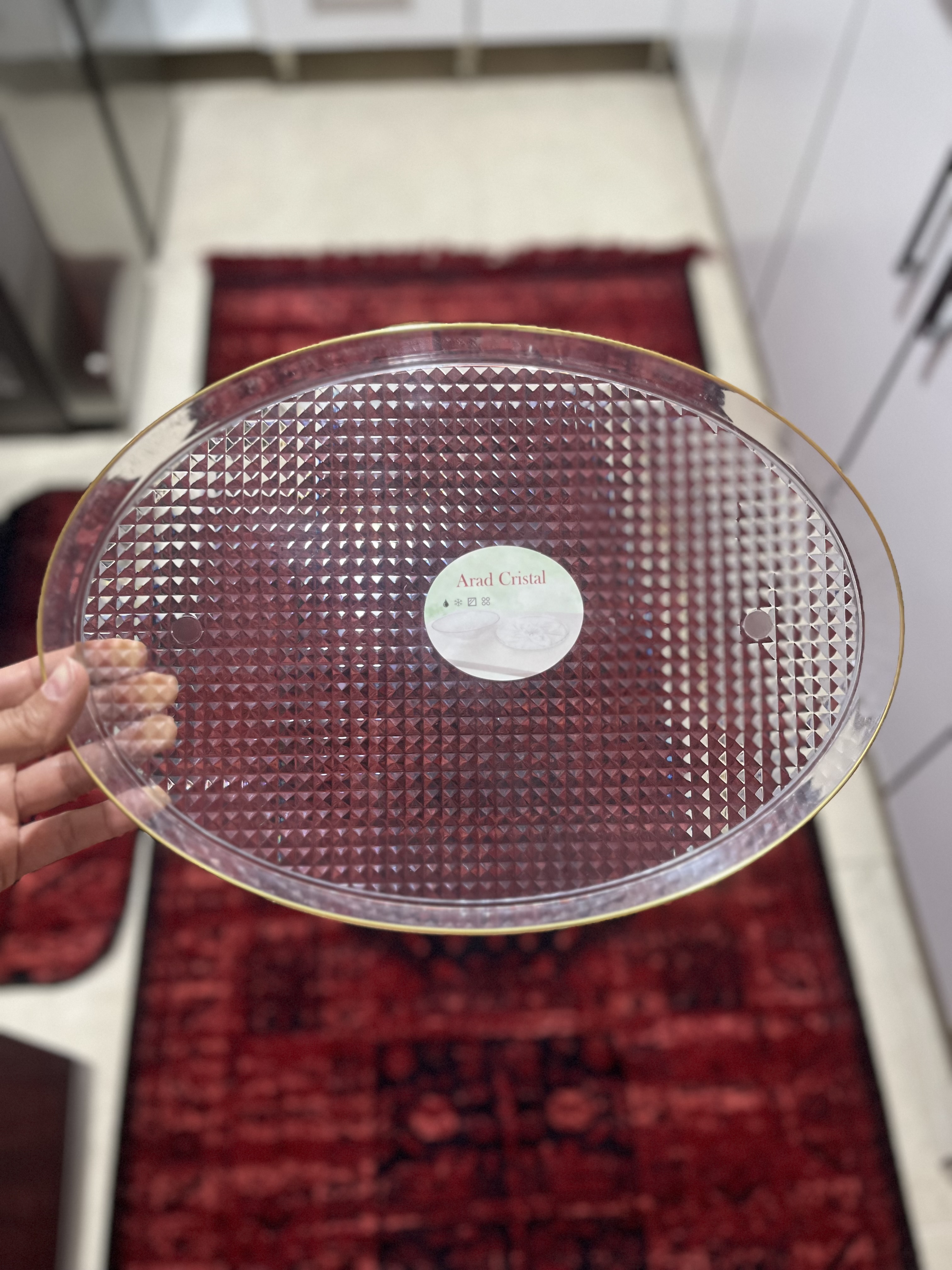 سینی بیضی اکرولیک